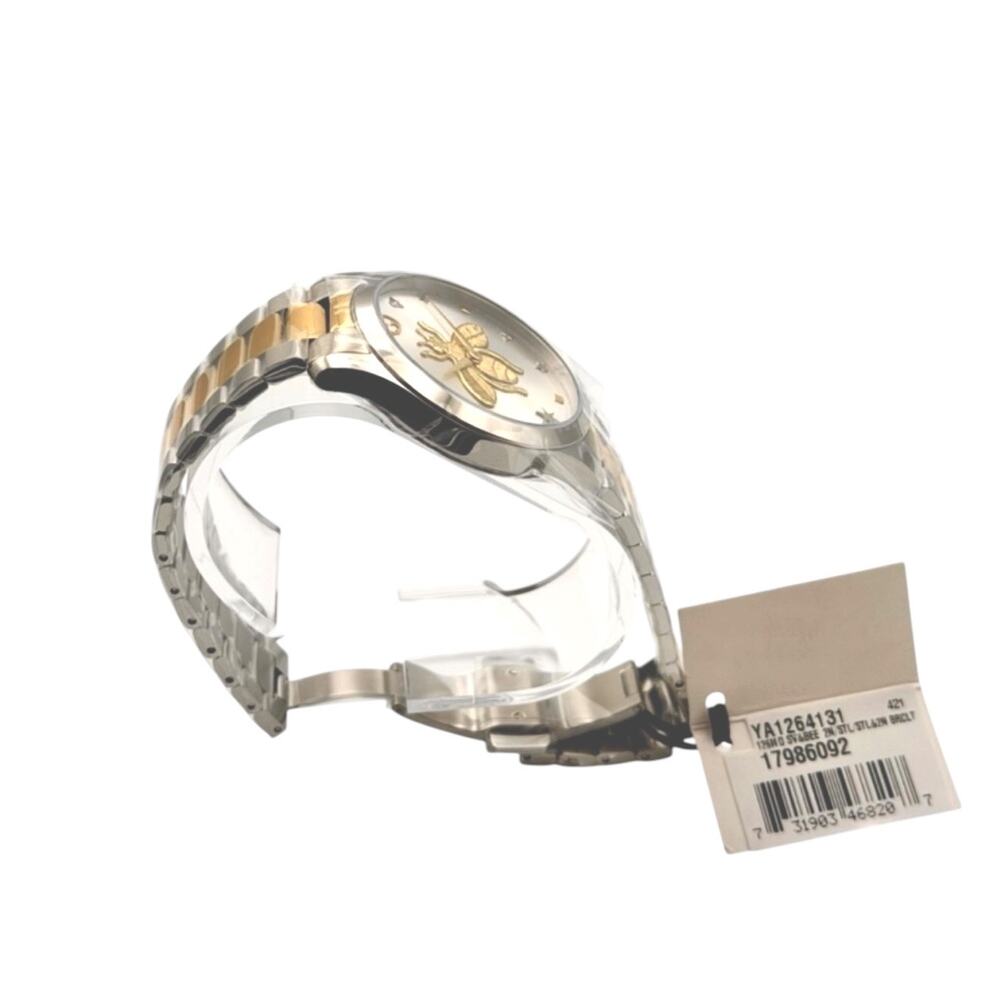 NWT Full Set Gucci Watch G-Timeless Gold Steel Bee Unisex 38mm YA1264131 - Picture 5 of 6